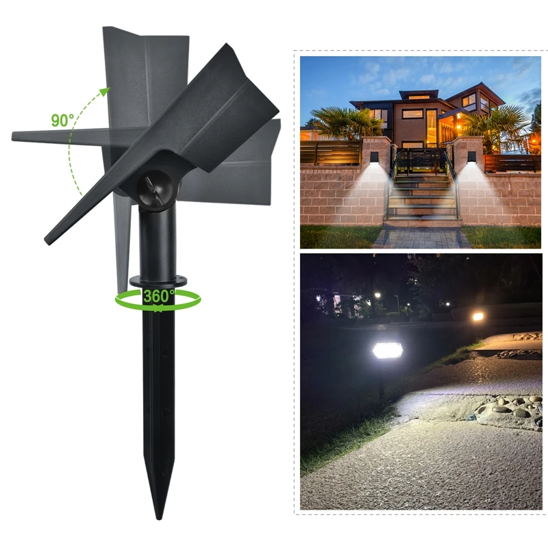 
Yard Decoration garden solar led light Solar spot Outdoor Ground Wall mount Lamp Solar Garden Spotlight Light 