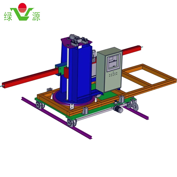 Teaching mode positioning Linear robot Fully automatic refining car Aluminum water refining car