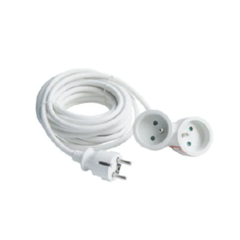 Multifunctional French socket 7 Ways Electric power supply socket strip With Extension Cord