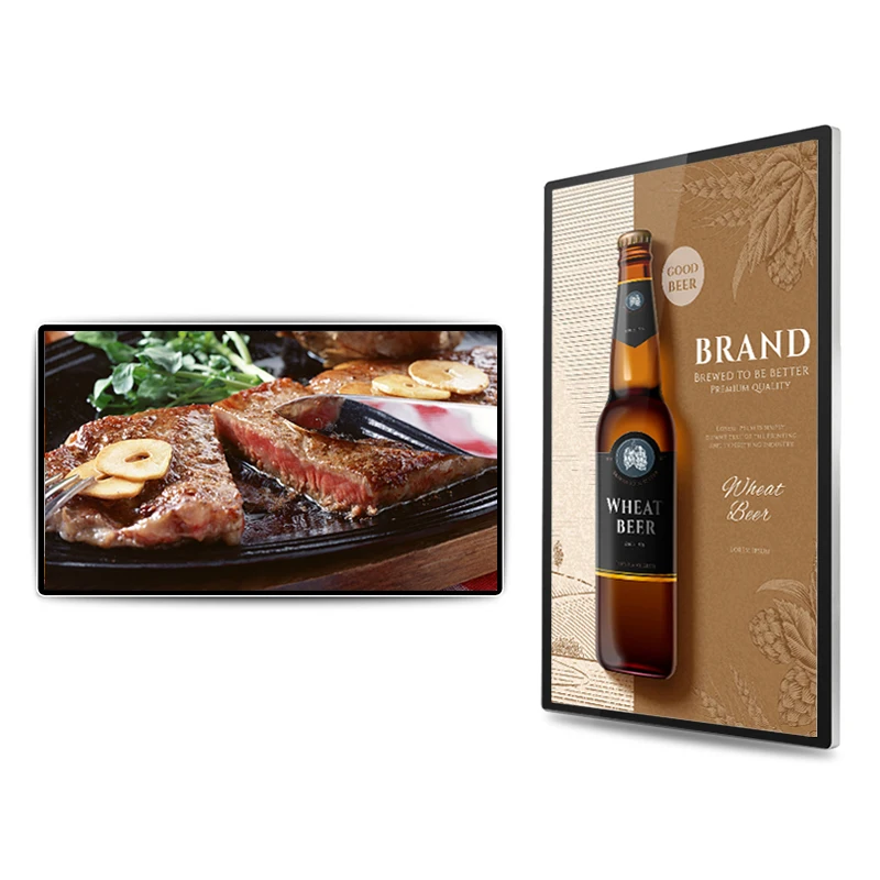 Hot Multi touch Screen Android 22 27 32 43 49 55 65 Inch Wall Mounted Advertising Digital Signage Led Display Media Player