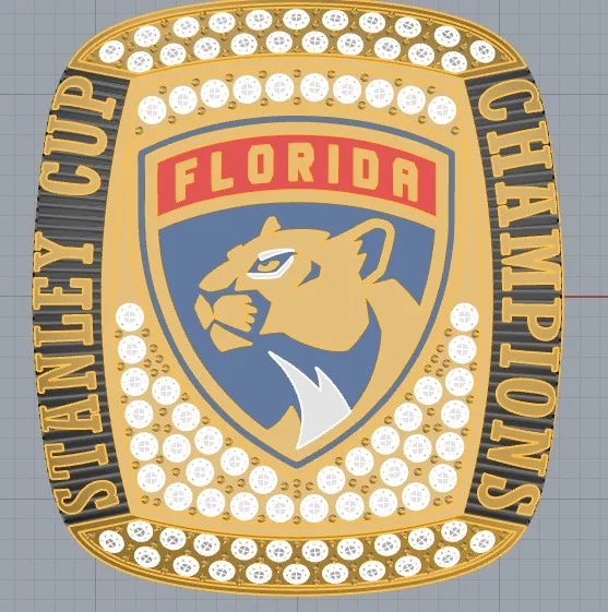 2024 Кольцо чемпионата Florida Panthers кольцо для фанатов