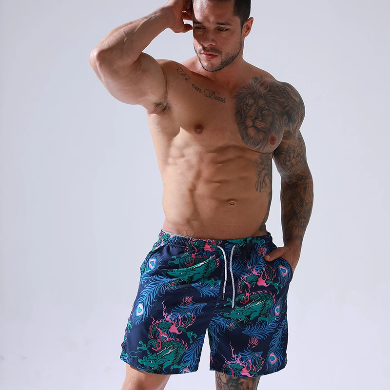 Summer vacation Men Fashion Sports Beach Swim Shorts 2024 Custom Cute Pattern Swim Shorts