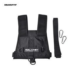 Black Speed Trainer Waist Padded Adjustable Sled Harness With Pull Strap