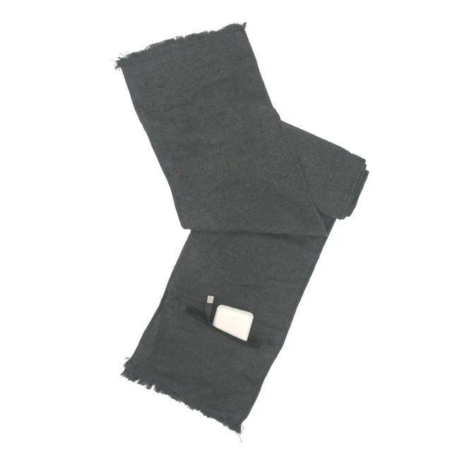 Winter Womens Men Warming Neck Portable Usb Cashmere Heated Scarf