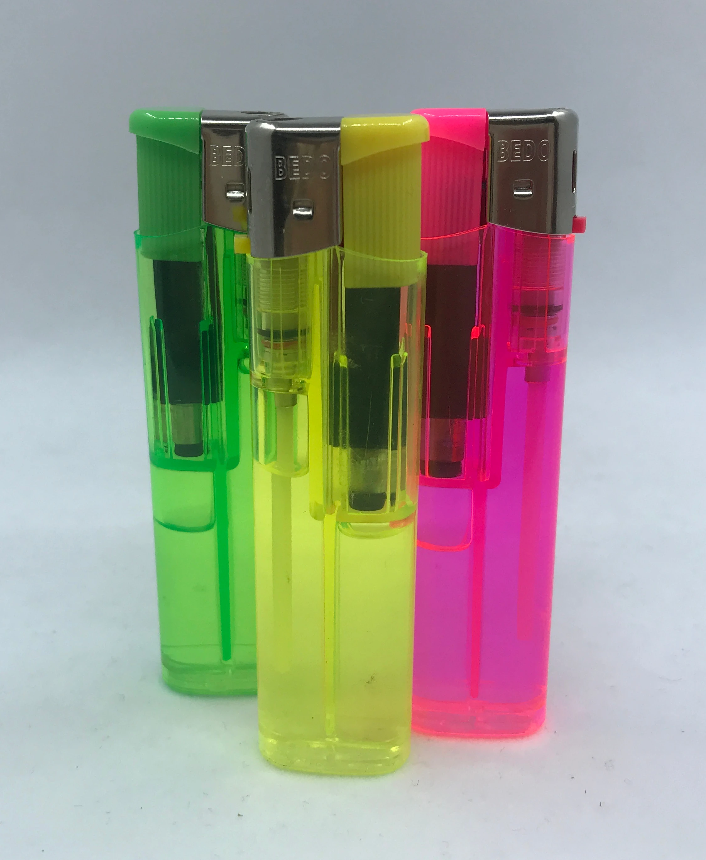 plastic disposable gas electric five colour lighter