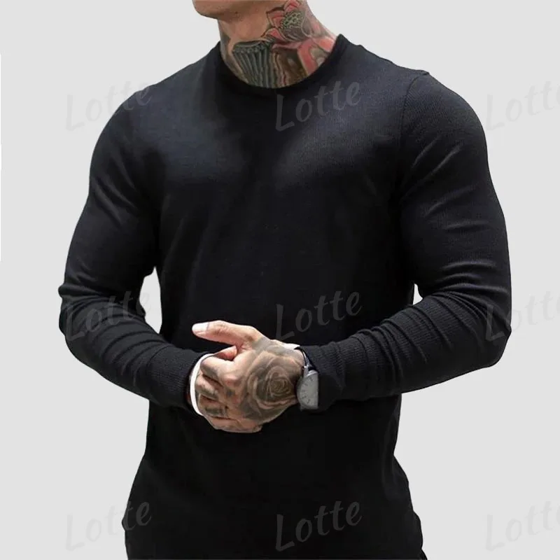 Factory Custom Made Mens Long Sleeve Fitness Shirt Long Sleeve Shirts Men Long Sleeve Athletic Wear T Shirt For Men