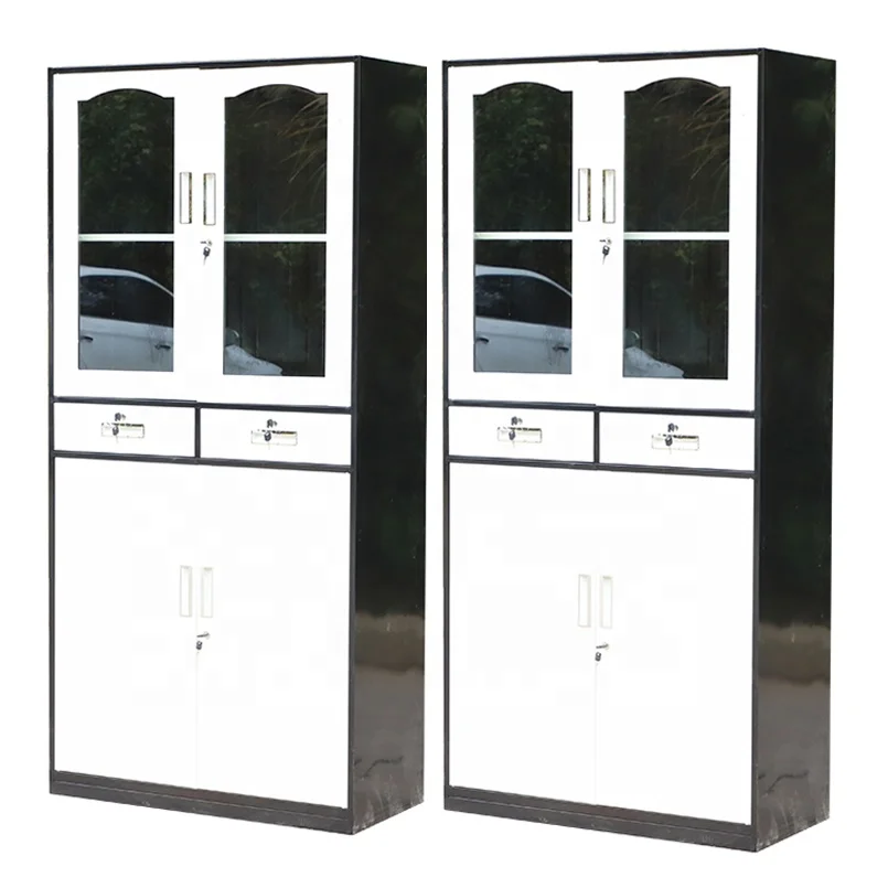 Goshen OEM ODM YongKang factory Double door modern design cheap office storage steel/metal cupboard/file cabinet
