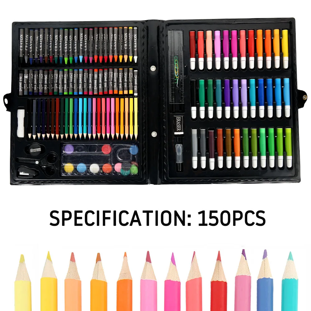 
Children gift wholesale multi color pen cheap 168 colors water color brush pen 