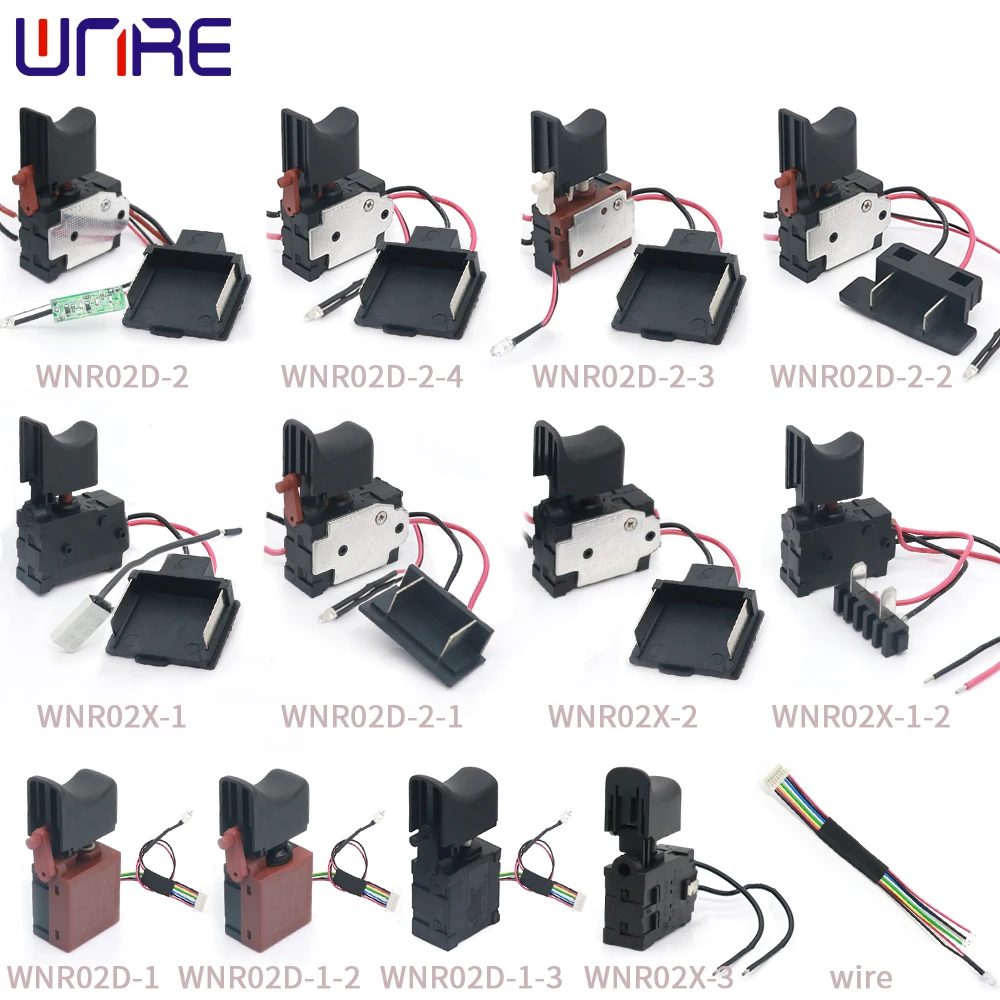 Power Tools Switch Electric drill speed control switch Drill Speed Controller Brushless Cordless Drill Trigger Switch