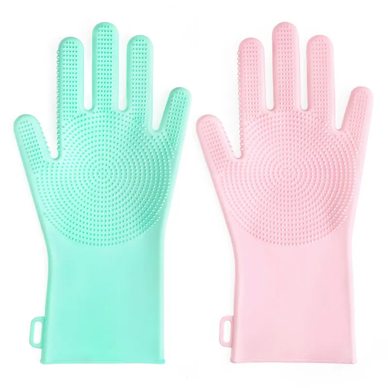 Dish Washing Silicone Cleaning Gloves Hot Selling Portable Kitchen Accessories Bpa