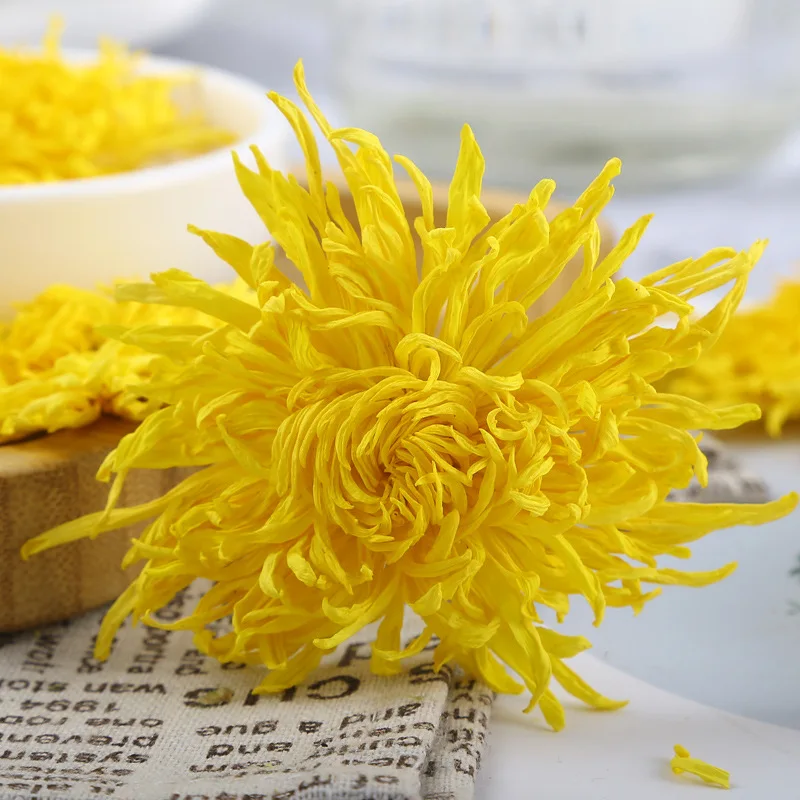 Base for Wholesale Huangshan Golden Chrysanthemum Big Bulk Golden Chrysanthemum Tea New Goods Golden