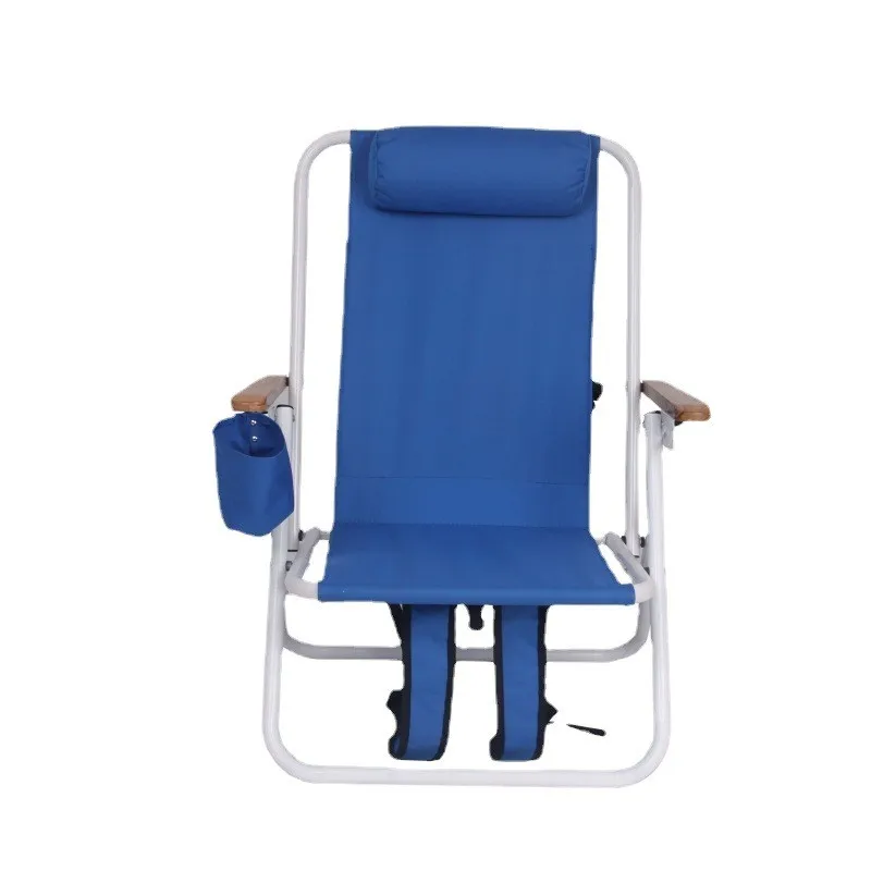 Оптовая продажа индивидуальное кресло-спинка деревянное пляжное кресло складное