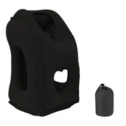 Inflatable Travel Pillow Air Soft Cushion Trip Portable Innovative Products Body Back Support Portable Air Blow Neck Pillow