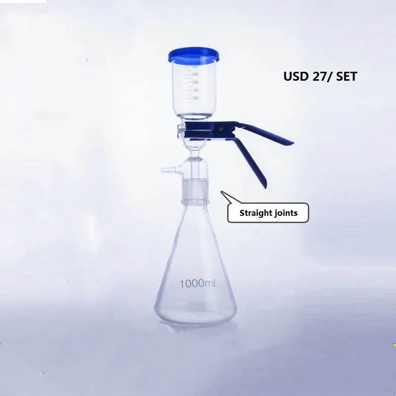 Hot sale high quality laboratory vaccum buchner funnel glass filter flask set at good price