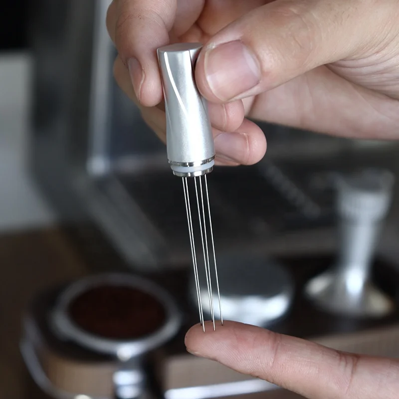 0.4mm Mini Clumping Coffee Powder Crusher Espresso WDT Tool Coffee Needle Distributor