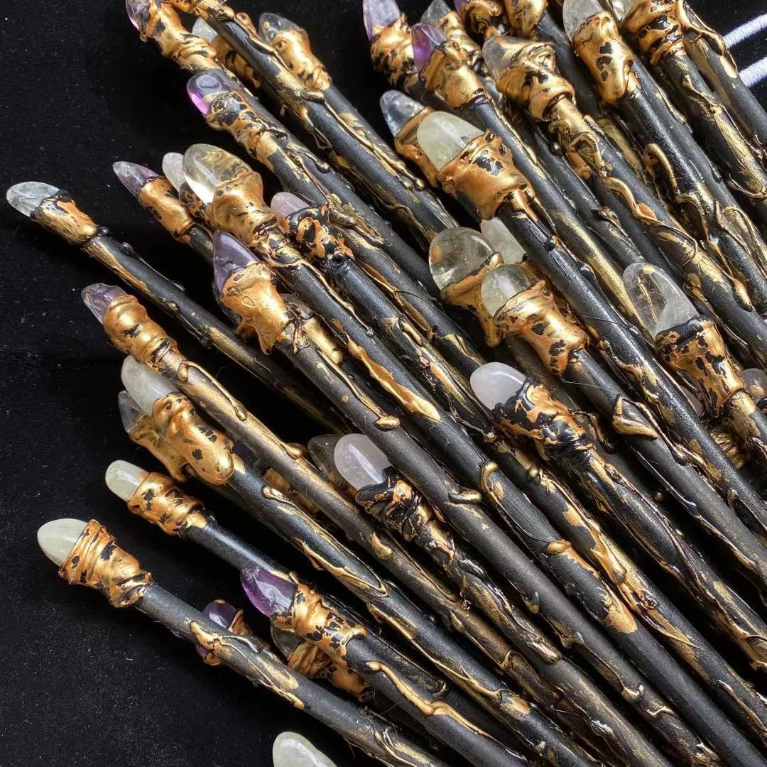 New Hot Selling Natural Crystal Magic Stick crystal Wands for fairy