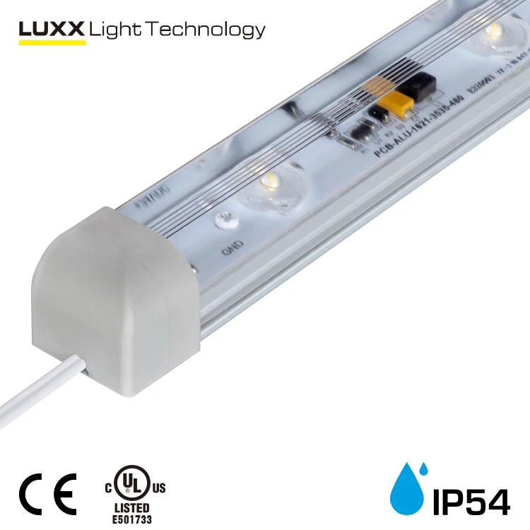 
2019 Slim ALU PCB Aluminum Extrusion Freezers Chillers Corner Distribution Optical Lens LED Lights Cooler Lighting 