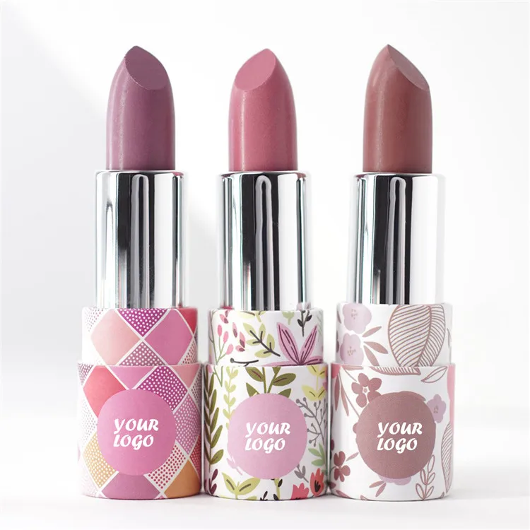 Private Label Long Lasting Makeup Lip Girl Matte Lipstick Natural vegan durable make your own lipstick