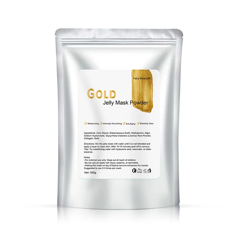 wholesale anti aging anti wrinkle skin firming lifting luxury gold collagen powder peel off face jelly mask