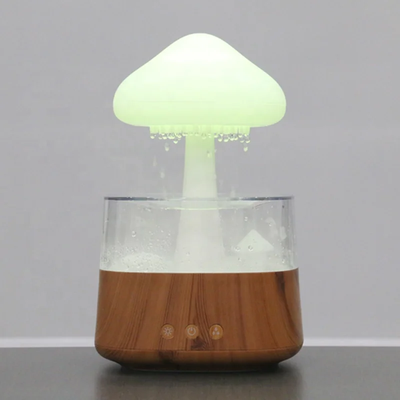 Rain Cloud Humidifier Night Light Aromatherapy Warm 7 Colors Led Lights Mini Office Air Humidifier Usb Air Humidifier for Home
