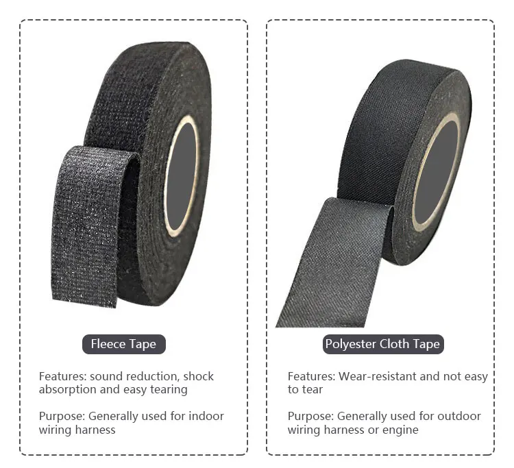 PET harness wiring protection heat-resistant automotive wire harness adhesive cloth tape