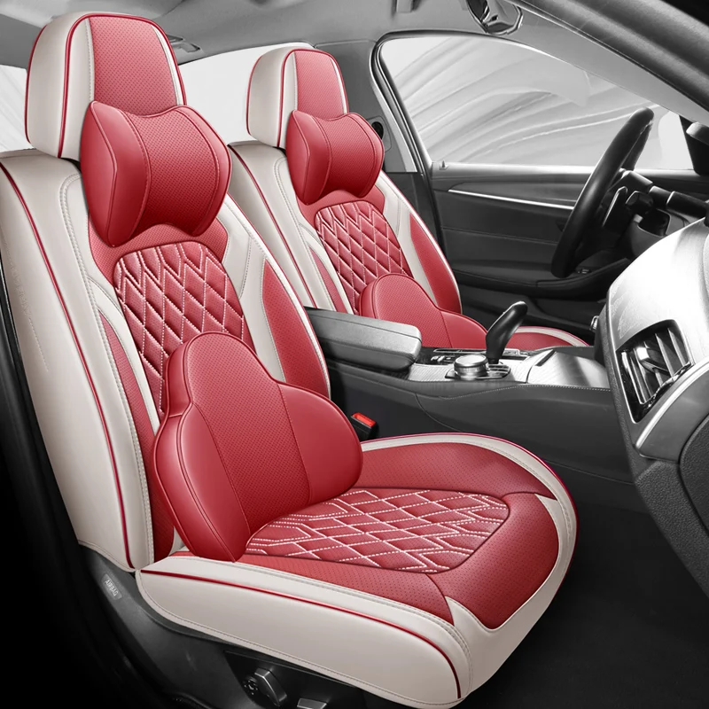 car interior accessories luxury wellfit leather universal car seat covers for mercedes benz bmw audi tesla toyota honda kia