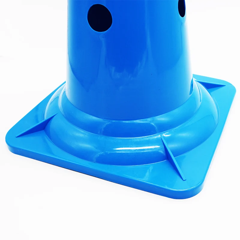 52cm height with hole training cone football training equipment plastic cone and agile cone wholesale