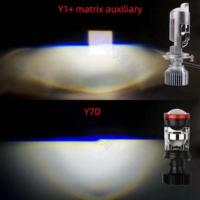 Y1 for focus focos Y7D Y7 Y8 Y9 9005 H11 Y10 H7 led proyector h4 CSP 3570 bi led laser headlight motorcycle led lights