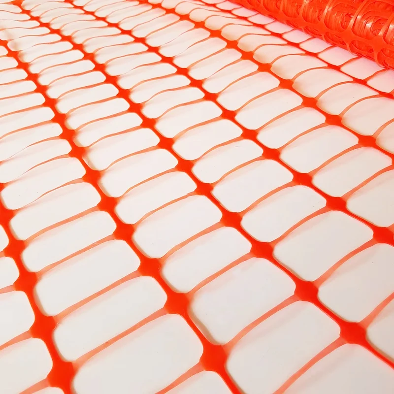 Road Safety Plastic Barrier Snow Mesh Fence Safety Warning Plastic Mesh Fence Temporary Fence Plastic Netting