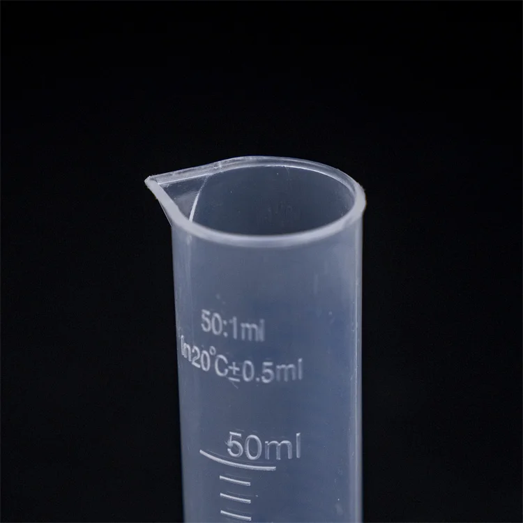 Laboratory 25ml 50ml 100ml 250ml 500ml 1000ml 2000ml plastic graduated measuring cylinder