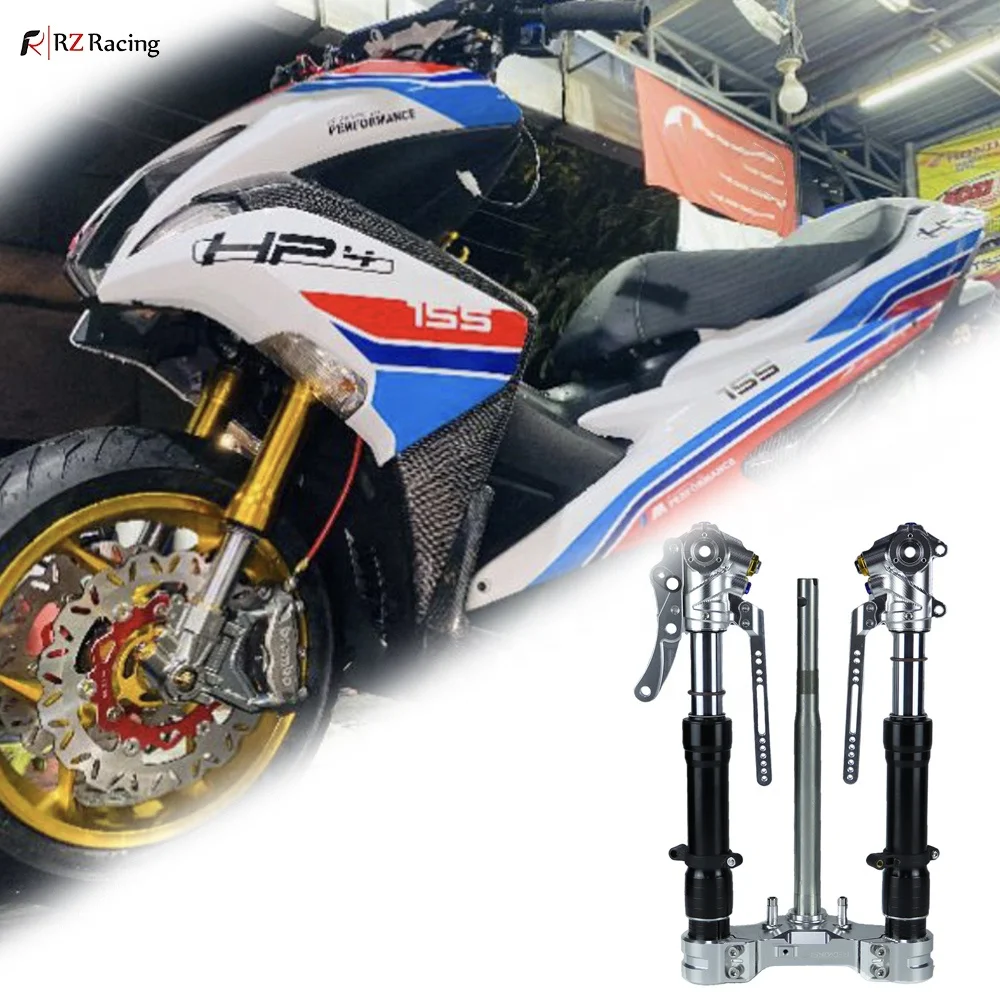 Motorcycle front shock absorber without adjustment INVERTED FORKS For For Yamaha N Max 155