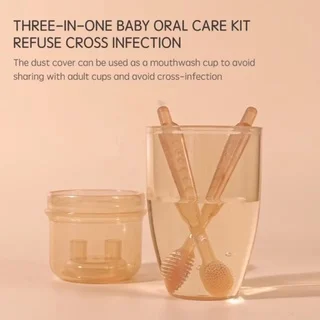 Everystep Baby Tongue Cleaner  Set Baby Newborn Oral Cleaner Silicone Toothbrush Silicone For Kids