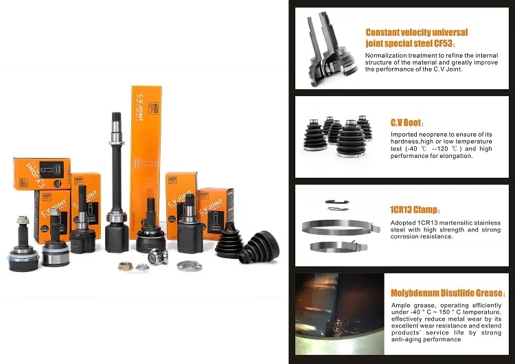 EEP Wholesale Car Part Drive Shaft Outer Right Left CV Joint For Toyota Land Cruise Cv Joints UZJ200 TO-1-080