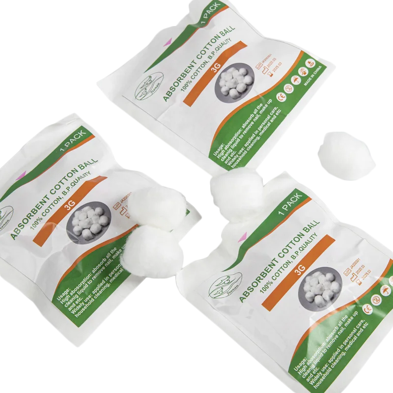 Absorbent 100%Cotton Ball 0.2g , 0.35g , 0.5g, and 1g , 2g and so on