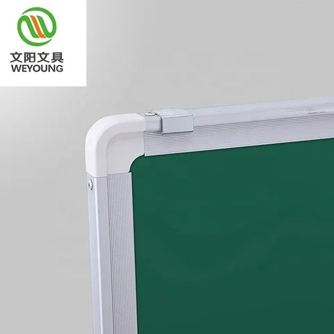 Школьный класс алюминиевая рама лакированная стального листа Мел Зеленый доска для заметок