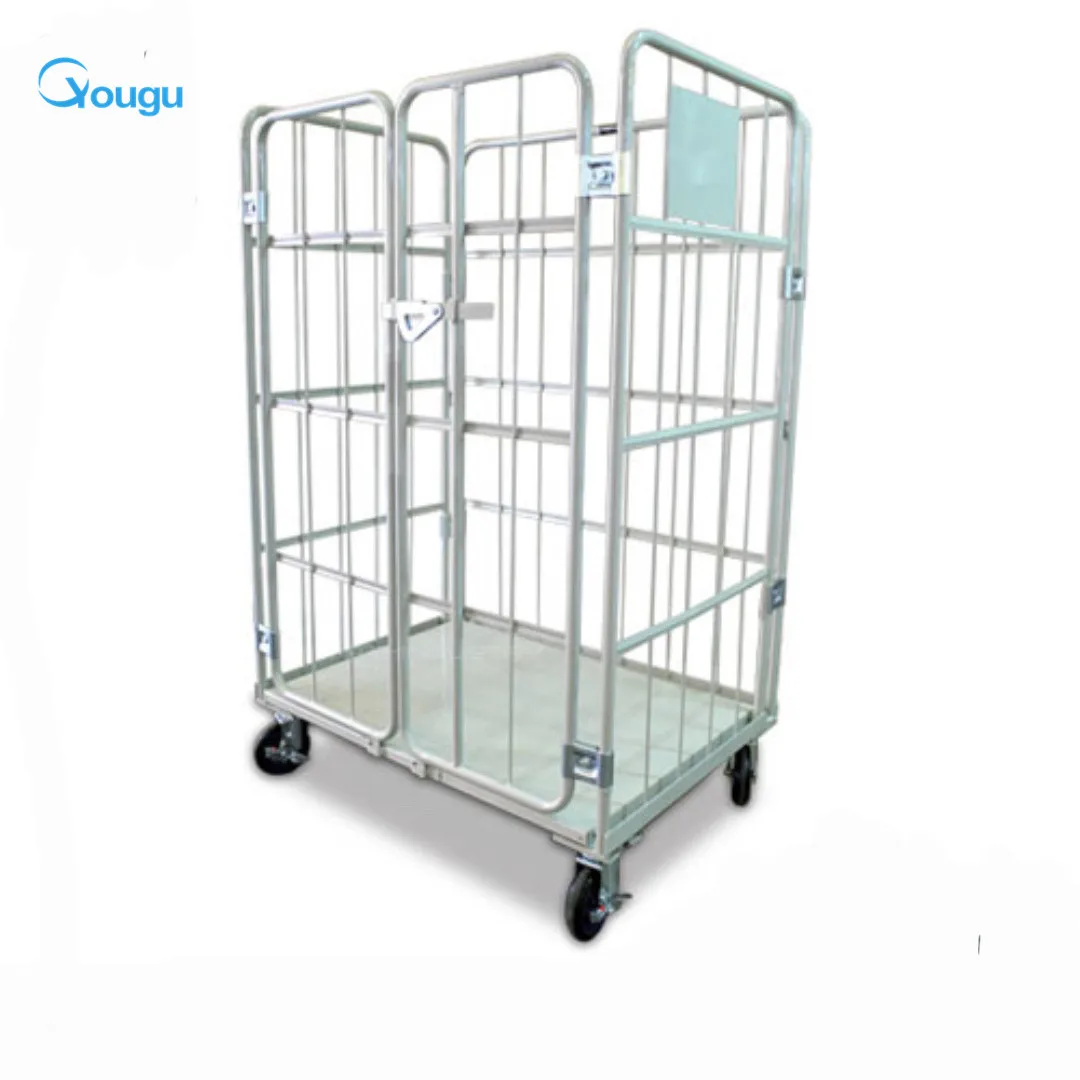 Brand New Wholesale Durable Customized Mobile Three Sides Roll Container With Great Price
