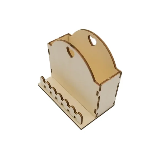 Easy DIY wooden pen holder to make science and education materials kit graffiti assembling toys