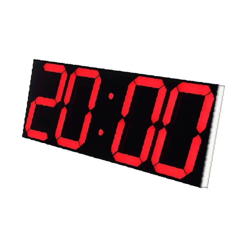 Large LED Digital Clock With 6 Inch Digits