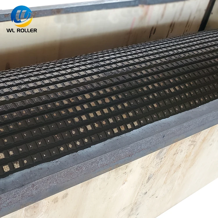 Mining Conveyor Belt Conveyor Drive Pulley Drum With Rubber & Ceramic Pulley Lagging Sheet