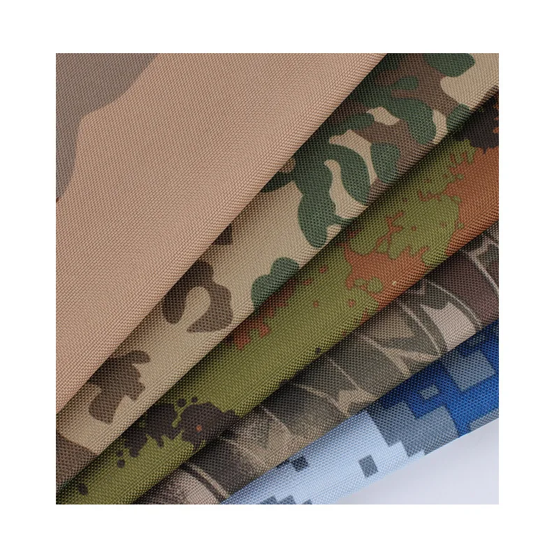 Factory Price 600d Oxford Polyester Waterproof Tent Camouflage Fabrics 600d Oxford Polyester