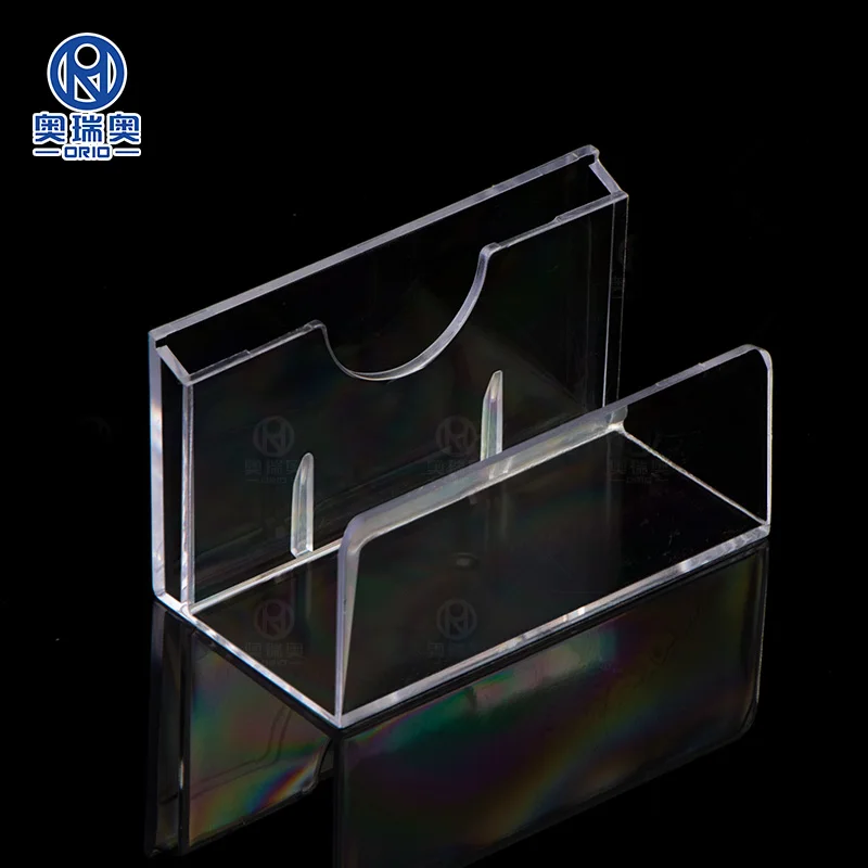 L Shape  Acrylic Business Desk Name Sign Card holders Price tag holders Cigarette pack display Holder