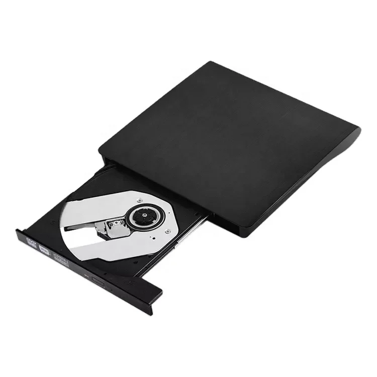 High Speed Data Transfer USB 3 0 Portable CD DVD RW Burner Slim DVD CD Writer Player External DVD Drive USB 3 0 Max Laptop Black