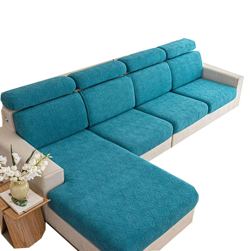 Jacquard Soft Sofa Pillow Cover Seat Cushion  Slipcover Sofa Cover For Home Protect