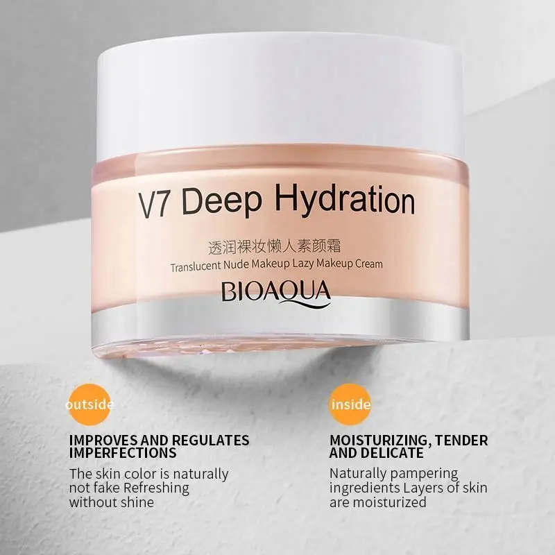 OEM/OBM BIOAQUA V7 легкий Осветляющий крем для лица от производителя дневной высокохимический взрослых GMP женщин 50 г