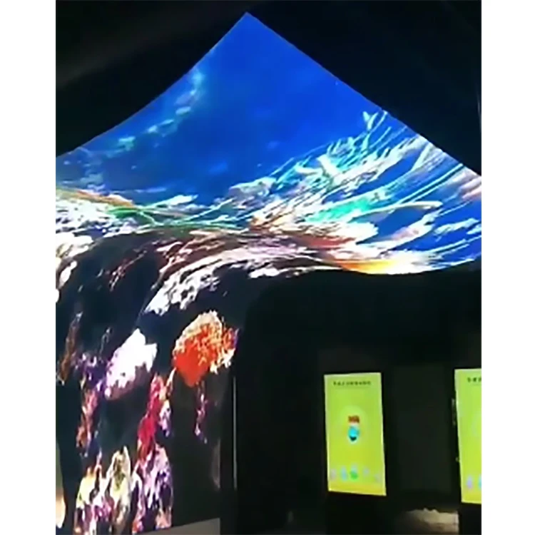 TY P1.875 Flexible Surface 3D Effect Immersive Experience Modern Exhibition Hall Led Display
