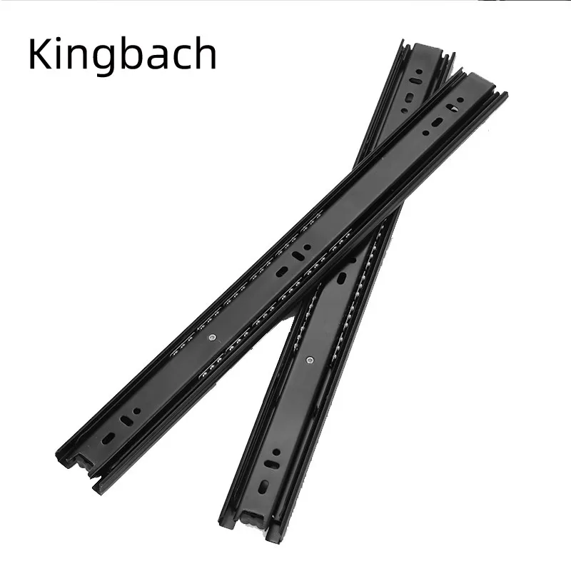 Kingbach telescopic slide full extension channel rails ball bearing cabinet Telescopic roller for drawers