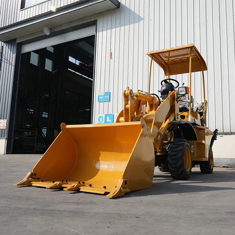 New model backhoe loader excavator Retroexcavadora Backhoe Loader For Sale front bucket