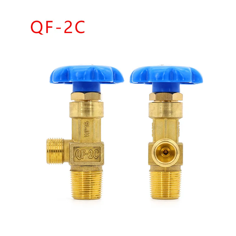 Gas cylinder valve QF-2C carbon dioxide brass valve for oxygen cylinder gas valve industrial and LPG gases brass regulator