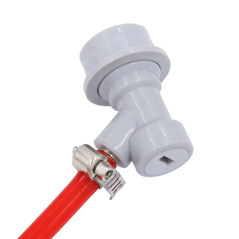 Soda HomeBrew Beer Stream Keg Charger Portable Mini CO2 Cartridge Regulator with Gas Line Ball Lock