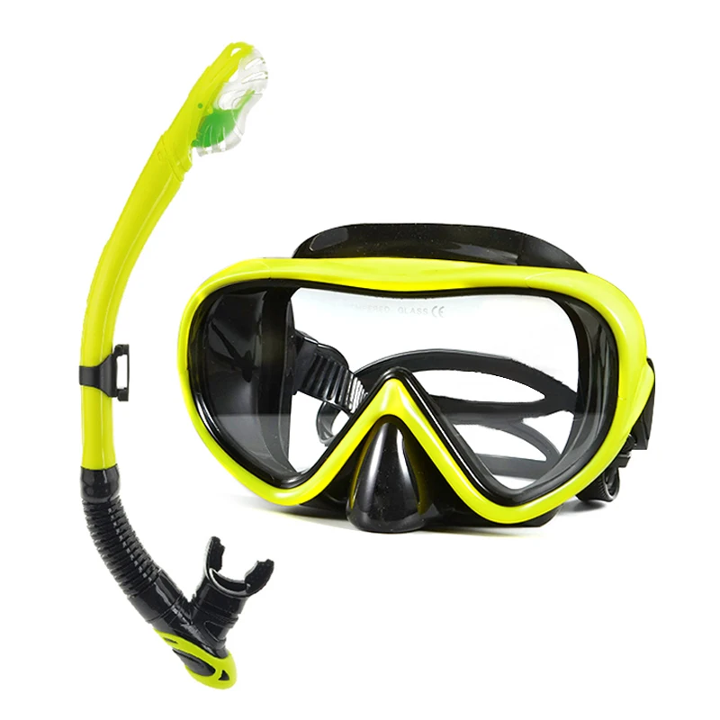 Hot Selling Diving Masks Custom Logo Professional Diving Goggles Swimming Training Mask with Snorkel Set